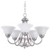 Luminance Madrid 5-Light Satin Nickel Chandelier