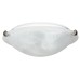 Luminance 12" Transitional 2-light Semi-Flush Mount Light Satin Nickel Finish F7