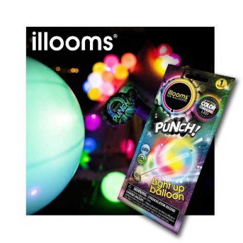 Illooms LED Light Up Color Changing Punch Balloon