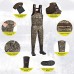 Gonex Neoprene Chest Hunting Waders with 600G/800G Insulated Boots 100% Waterproof Fishing Waders for Men Duck Hunting