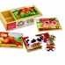 Melissa & Doug Farm 4-in-1 Wooden Jigsaw Puzzles In A Storage Box (48pc Total)