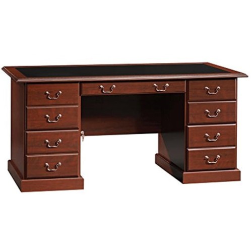 Sauder Heritage Hill Executive Desk, Classic Cherry Finish