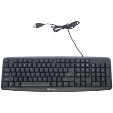 Verbatim Slim Corded USB Keyboard Black