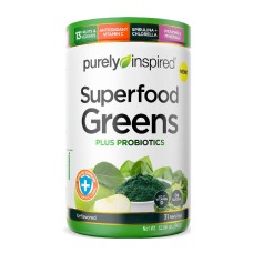 Purely Inspired Superfood Greens + Probiotics, Unflavored, 12 Oz