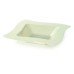 Fineline settings 10-Piece Wavetrends Square-Wave China-Like Bowls, 5-Ounce, White