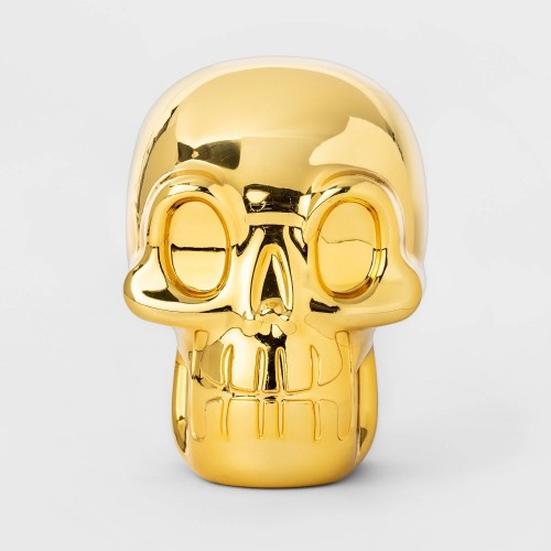 5" Scavenger Hunt Golden Skull Halloween Accessory - Hyde & EEK! Boutique™