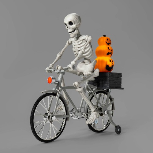 Animated Skeleton On A Bike Halloween Decorative Prop - Hyde & EEK! Boutique