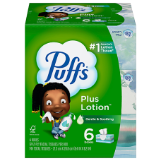 Puffs Plus Lotion Facial Tissue - 2 Ply - 8.20