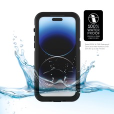 Fellowes Body Glove Tidal Waterproof Phone Case For iPhone 14 Pro - Black/Clear