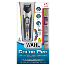 Wahl 09891-100 Color Pro Cord/Cordless Rechargeable Hair, Beard Trimmer For Men