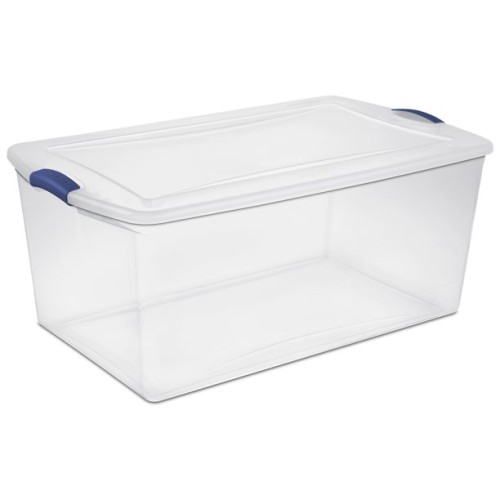 Sterilite 105 Qt Latch Box, Stadium Blue - Single