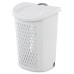 Sterilite Ultra Wheeled Hamper Plastic, White