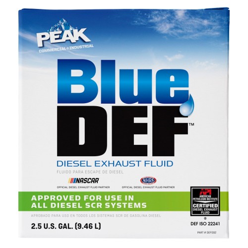 Peak Diesel Exhaust Fluid, Jug, 2.5 Gal