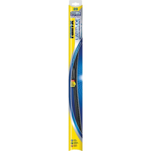 Rain-x Latitude Winter 5079282 Wiper Blade, 28 In, Steel Arm, Rubber, Graphite Coated