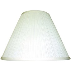 Mainstays Pleat Empire Table Lamp Shade, off-White