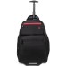 Protege 22 Black Rolling Backpack with Telescopic Handle