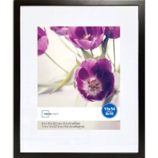 Mainstays 11x14 Matted To 8x10 Black Linear Picture Frame
