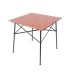 Ozark Trail Square Folding Aluminum Roll-Top Camp Table,31.5 x 31.5 x 27.5