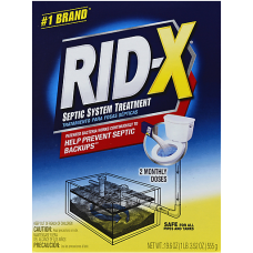 Rid-X Septic Tank System Treatment, 2 Month Supply Powder, 19.6oz