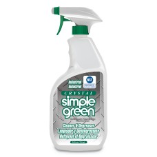 Simple Green Crystal Industrial Cleaner/Degreaser, 24 Oz Spray Bottle