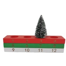 H for Happy™ Wooden Christmas Day Counter