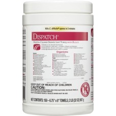 Clorox Healthcare 69150 Dispatch Cleaner Disinfectant Towels 