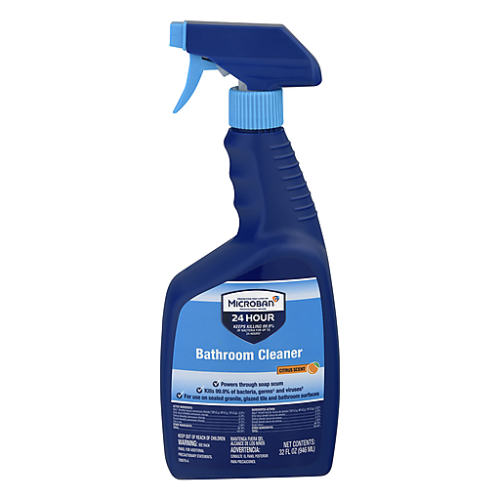 Microban Professional Brand Bathroom Cleaner, Citrus, 32 Fl Oz