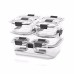 Rubbermaid BHBUSAZIN027901 Brilliance Microwavable Food Storage Container Set, 18-Piece