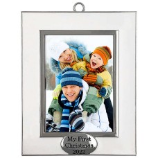  H for Happy™ Christmas photo frame "My First Christmas 2022” white