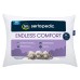 Serta Sertapedic Down Alternative Down Illusion Endless Comfort Pillow, White, Standard/Queen Size