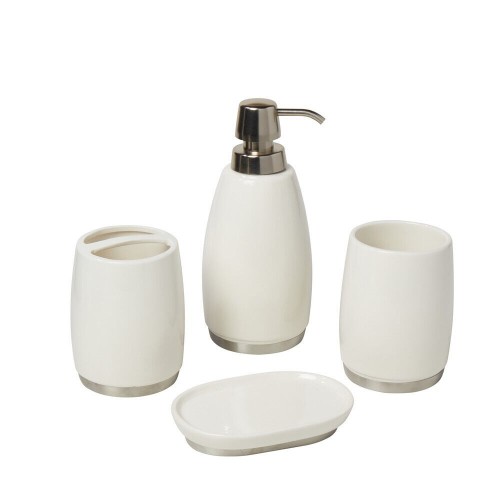 SKL Home Ari Stylish Lotion/Soap Dish/Toothbrush Holder/Tumbler bathroom coll...