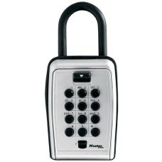 Master Lock 5422D Combination Push Button Portable Key Safe, Aluminum, Silver/Black
