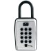 Master Lock 5422D Combination Push Button Portable Key Safe, Aluminum, Silver/Black