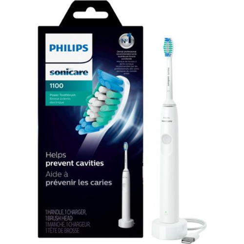 Philips Sonicare 1100 Rechargeable Electric Toothbrush - HX3641/02 - White