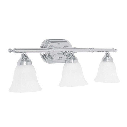 Luminance Mason 3-Light Polished Chrome Vanity Light