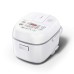 Toshiba Rice Cooker Small 3 Cup Uncooked – LCD Display with 8 Cooking Functions, Fuzzy Logic Technology, 24-Hr Delay Timer and Auto Keep Warm, Non-Stick Inner Pot, White