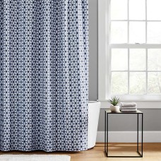 Simply Essential™ Blue Floral Polyester Shower Curtain