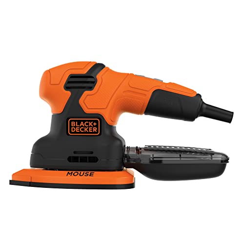 BLACK & DECKER Black And Decker Mouse Corded Detail Sander 1.2 Amps 14000 Rpm Orange