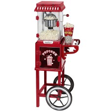 West Bend PCM20RD13 Electric Popcorn Machine With Cart – Red