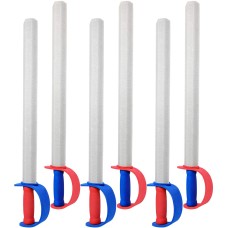 Click N’ Play Giant Toy Foam Swords For Kids 27′, Parties & Pretend Play – Set Of 6