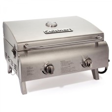 Cuisinart Professional Portable Two Burner Gas Grill - Silver