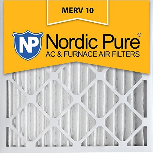 Nordic Pure 20x20x2 MERV 10 Pleated AC Furnace Air Filter, Box Of 3