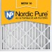 Nordic Pure 20x20x2 MERV 10 Pleated AC Furnace Air Filter, Box Of 3