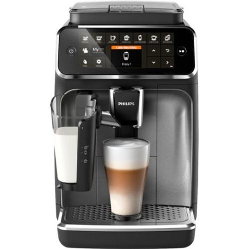 Philips 4300 Series Fully Automatic Espresso Machine With LatteGo - Black