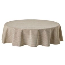 Our Table™ Textured 90-Inch Round Tablecloth in Natural