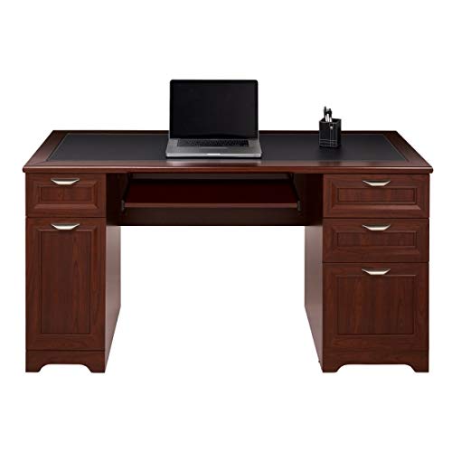 Realspace Magellan 59"W Manager's Computer Desk, Classic Cherry