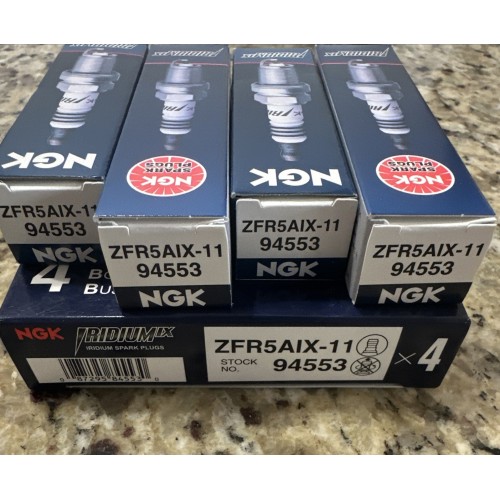 (QTY 8) NGK Iridium IX Spark Plug 94553 ZFR5AIX-11 for VW Beetle, Honda Odyssey
