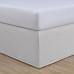 Nestwell Wraparound Bedskirt 15in Drop Twin White 39in X 75in