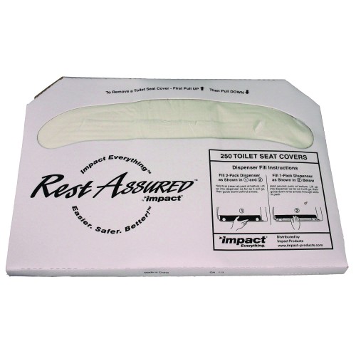 Impact Rest Assured Seat Covers, 250/Pack, 20 Packs/Carton