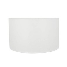 Aspen Creative 58326 Transitional Drum Shape UNO Construction Lamp Shade In Off White, 17